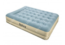 69003 Надувная кровать Refined Fortech Bestway 203х152х33см, встроенный электронасос