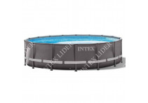 26334 Каркасный бассейн Ultra Frame 610х122см Intex+песч. фильтр 7900 л/ч